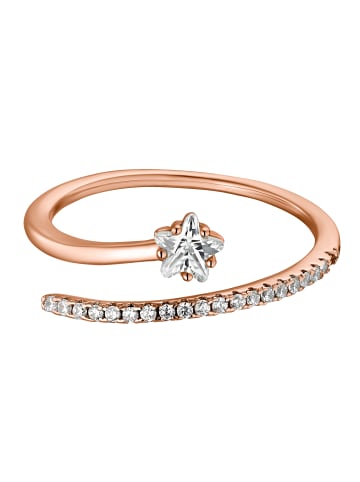 Steel_Art Fingerring Jella poliert in rosegoldfarben