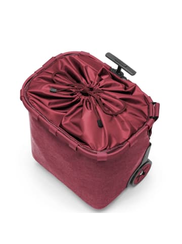 Reisenthel carrycruiser - Einkaufstrolley 47.5 cm (twist maroon) in twist maroon