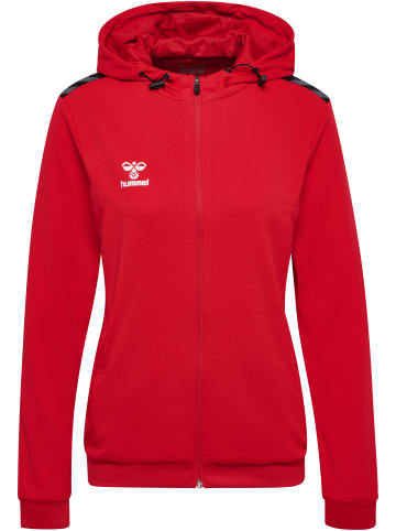 Hummel Reißverschluss Jacke Hmlauthentic Damen in TRUE RED