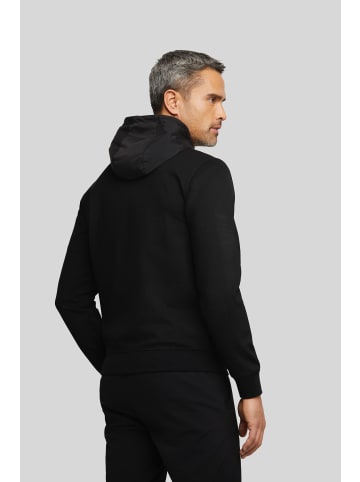 Bugatti Sweatjacke in schwarz