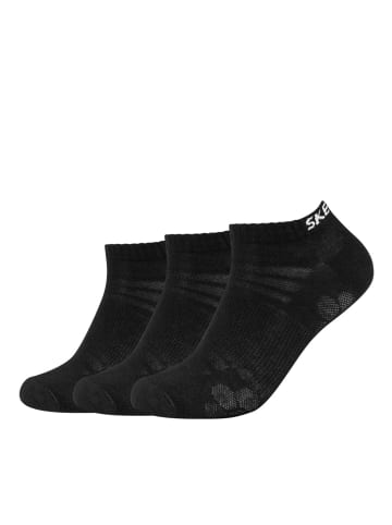 Skechers Socken Unisex 3p Basic Sneaker Mesh Ventilation in Black