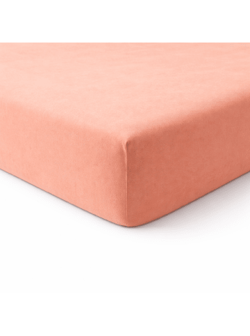 Traumschloss Premium Feinbiber Spannbetttuch in beige