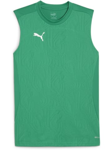 Puma T-Shirt "TeamFinal Training Jersey SL" in Grün