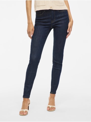 Vila Skinny Fit Jeans in Dark Blue Denim