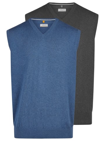 Redmond Pullunder Basic in Dunkelgrau / blau