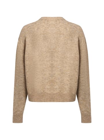 Marie Lund Strickjacke in braun beige - 0004