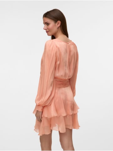 Vero Moda Kleid in Orange Chiffon