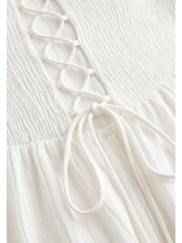 ebeeza Women Dress in Cream