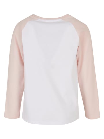 Urban Classics Longsleeves in white/pink