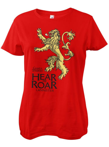 Game of Thrones Shirt "LannisterHear Me Roar Girly Tee" in Rot