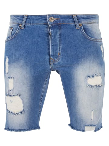 2Y Jeans-Shorts in blue