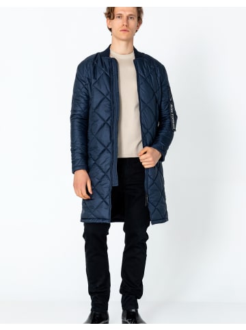 Ron Tomson Steppmantel in Navy