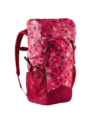 Vaude Skovi 15 - Jr. Rucksack 43 cm (dark forest) in bright pink/cranberry
