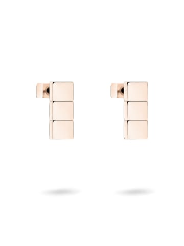 LIEBESKIND BERLIN Ohrstecker - Plates in roségold