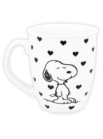 United Labels The Peanuts Tasse Snoopy - Herzen Kaffeetasse Kaffeebecher 280 ml in Mehrfarbig