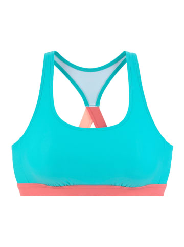 LASCANA ACTIVE Bustier-Bikini-Top in türkis