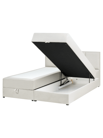 Beliani Doppelbett BARONET in Weiß - (W) 163 x (H) 92 x (L) 207 cm