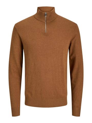 Jack & Jones Strickjacke mit Viertelreißverschluss in Monks Robe