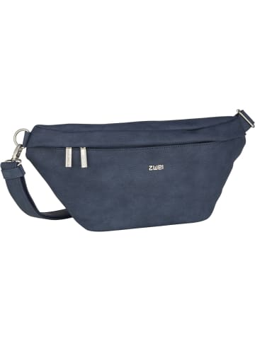 Zwei Bauchtasche / Gürteltasche Mademoiselle MH80 in Nubuk/Blue