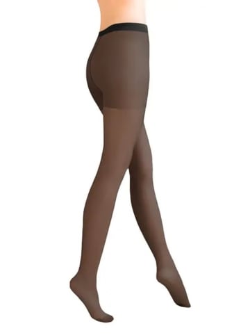 COFI 1453 Damen Klassische Tights Elegante Strumpfhosen mit Elastizität in Schwarz