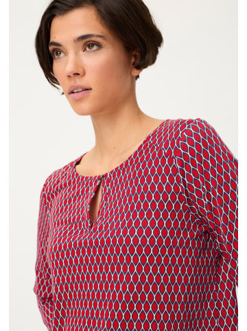 Olsen Shirt Clara in rot mehrfarbig - 0003