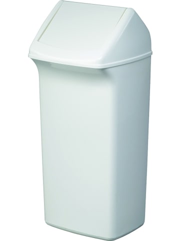 Durable Abfallbehälter Durabin Flip 40l weiß