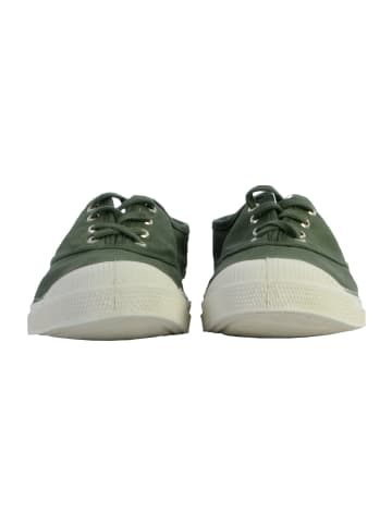 Bensimon Tennis mit Schnürsenkeln Grün