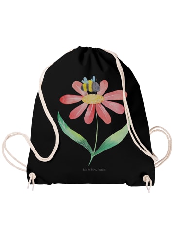 Mr. & Mrs. Panda Stoffbeutel Hummel Blume ohne Spruch in Schwarz