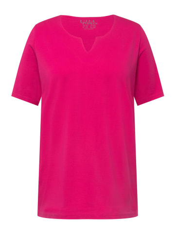 Ulla Popken Shirt in fuchsia pink