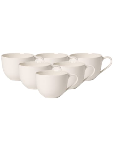 Villeroy & Boch 6er Set Kaffeetassen For Me 160 ml in weiß