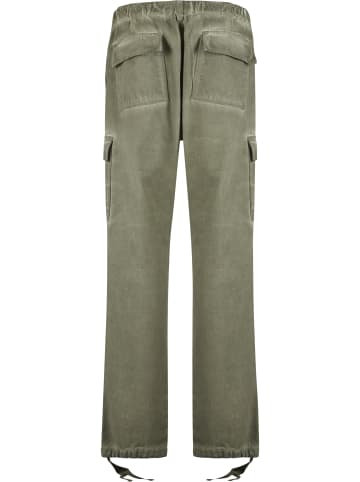 2Y Studios Cargo Trousers in washed oil khaki
