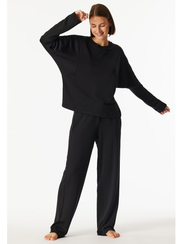 Schiesser Sweatshirt für Damen in schwarz