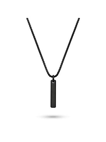 s.Oliver Halskette Tags in schwarz