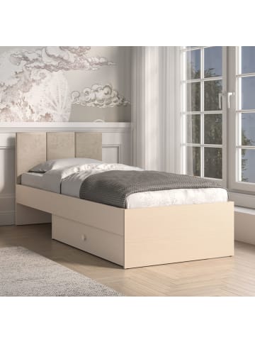 Feldmann-Wohnen Bett Mevel Wüstensand 94 / 207 / 90cm