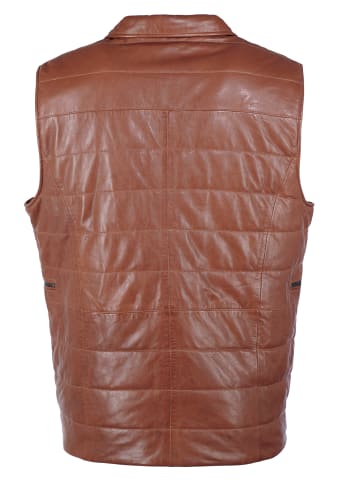 JCC Lederweste 3102179 in cognac
