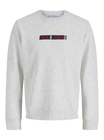 JACK & JONES Junior Sweatshirt in White Melange
