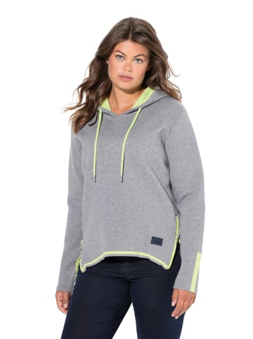 LAURASØN Pullover in grau melange