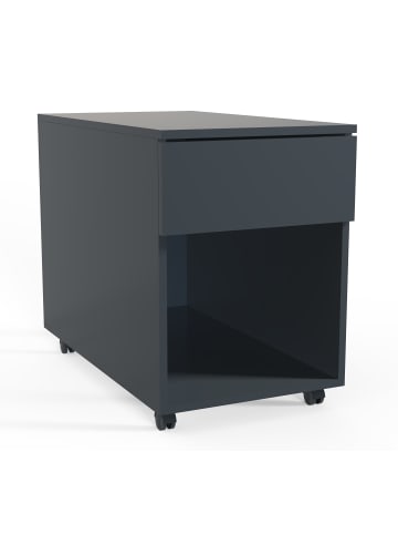 VCM  Rollcontainer Bürocontainer Dalosa 1 Schublade in Anthrazit / Honig-Eiche
