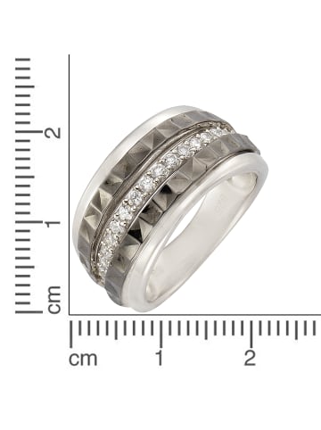 Celesta 925/- Sterling Silber in weiß/schwarz