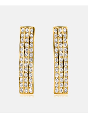 Diamant L'éternel Ohrringe aus 585 Gelbgold