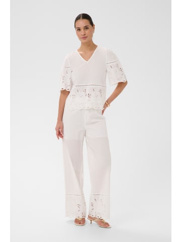 Kaffe Casual Hose KAgertrud Loose fit in Chalk