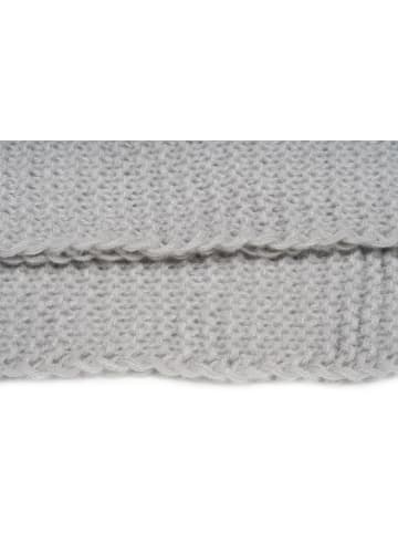 styleBREAKER Strickloop mit Wellenmuster in Hellgrau