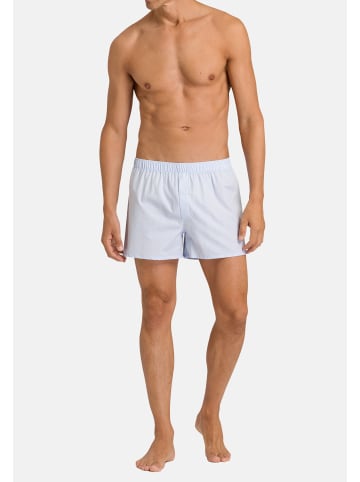 Hanro Boxershort Fancy Woven in Light Blue