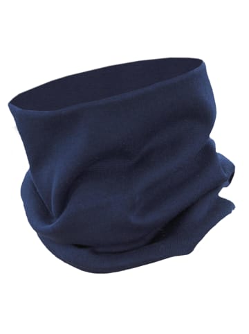 TupTam Unisex Kinder Beanie Mütze Schlauchschal Set in black denim