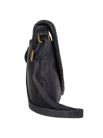 Greenland Nature Femi & Nine Umhängetasche Leder 24 cm navy