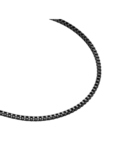 True Rebels Armband aus Edelstahl in schwarz