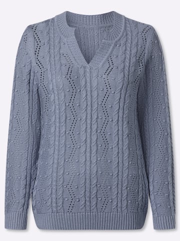 WITT WEIDEN Pullover in taubenblau