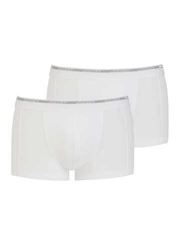 Jockey Boxershorts Modern Classic 2 Stück in Weiß