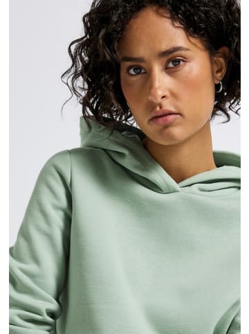 Street One Sweatshirt mit Kapuze in Grün