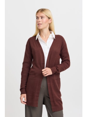b. young BYNONINA CARDIGAN KNIT Regular fit in Hot Chocolate Melange